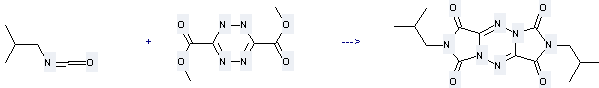 Propane,1-isocyanato-2-methyl- can be used to produce 2,6-diisobutyl-2,3a,4,6,7a,8-hexaaza-s-indacene-1,3,5,7-tetraone